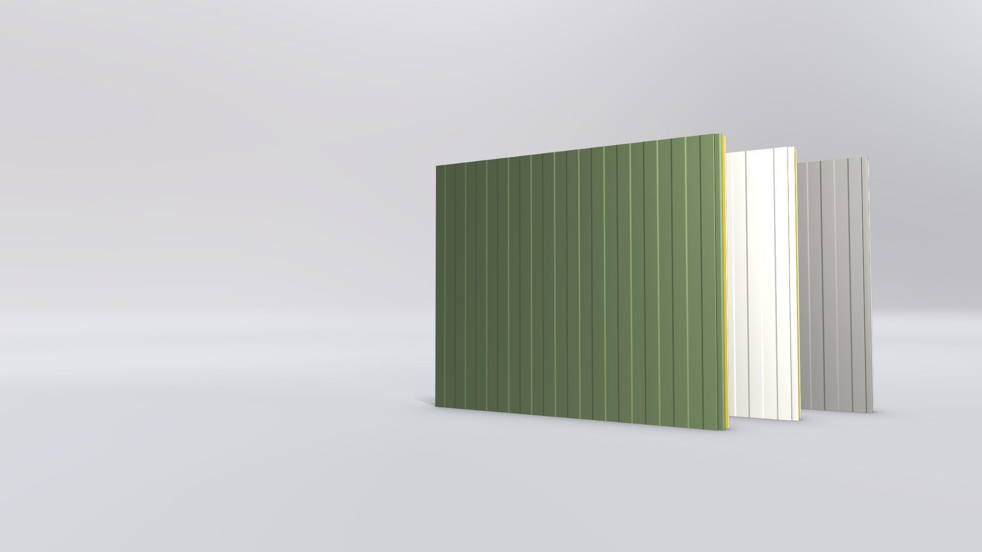 Panneau bardage isolé pour façades